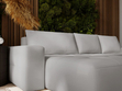 Ecksofa L-Form Links mit Schlaffunktion und Bettkasten Portland Hellgrau