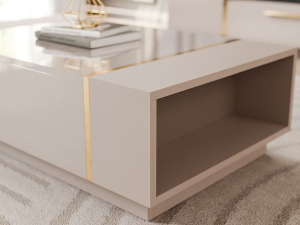 Wohnzimmer-Set im Glamour-Stil Lunelie Kaschmir