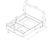 Schlafzimmer-Set Latina Beige