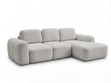 Ecksofa L-Form mit Schlaffunktion und Bettkasten Avelin Rechts Grau