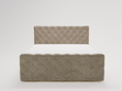 Boxspringbett mit Bettkasten 120x200 Lunaris Hellbraun