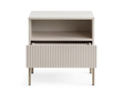 Nachtschrank mit Schublade und Led Deo Kaschmir