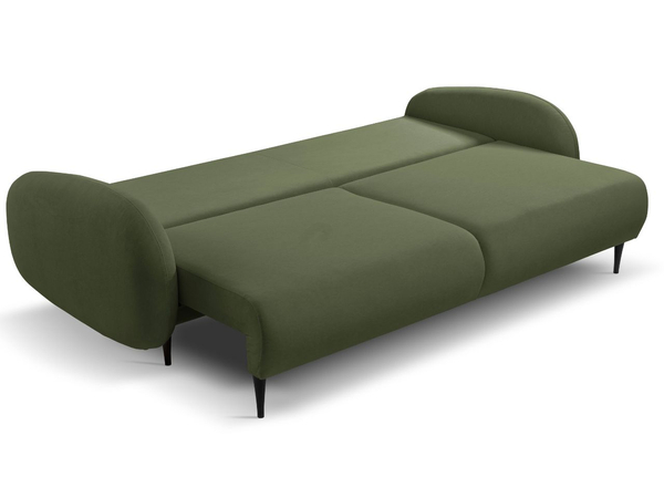 Schlafsofa mit Bettfunktion und Bettkasten Alta Grün