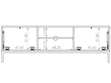 TV-Lowboard mit Türen 150 cm Soroko Weiß