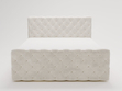 Boxspringbett mit Bettkasten 120x200 Lunaris Creme