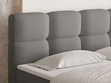 Boxspringbett mit Bettkasten 140x200 Rivon Grau