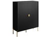 104 cm \ Mattschwarz \ Golden