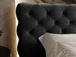 Polsterbett mit Bettkasten und Lattenrost 140x200 Apollo Schwarz