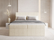 Boxspringbett mit Bettkasten 140X200 Brisa Beige