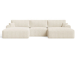 Wohnlandschaft mit Schlaffunktion und Bettkasten Serene Beige