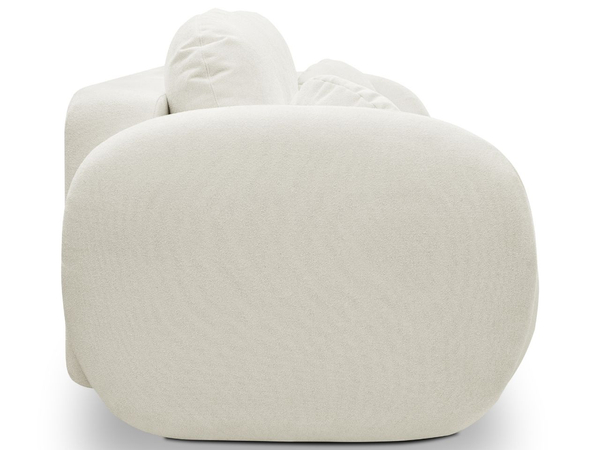 Schlafsofa mit Bettfunktion und Bettkasten Oreo Creme