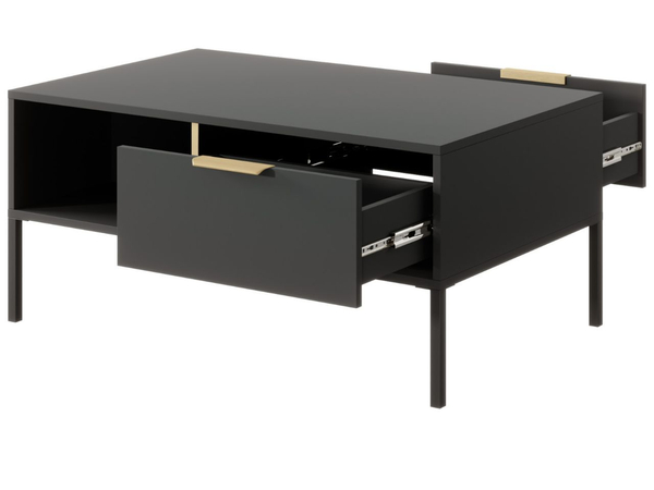 Couchtisch mit Stauraum Drino Anthrazit
