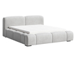 Polsterbett mit Bettkasten und Lattenrost 120x200 Aubi Grau