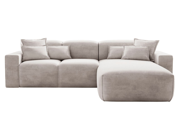 Ecksofa L-Form Rechts Moderne Ecksofa Leni Hellgrau