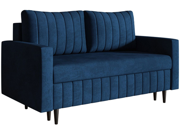 Schlafsofa mit Bettfunktion und Bettkasten Castelo Dunkelblau