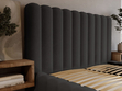 Polsterbett mit Bettkasten und Lattenrost 120x200 Rotto Schwarz