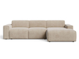 Ecksofa L-Form Rechts Lavia Beige