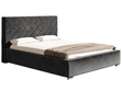 Polsterbett mit Bettkasten und Lattenrost 180x200 Tonale Dunkelgrau