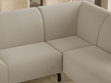 Ecksofa L-Form Rechts Regento Bouclé-Stoff Beige