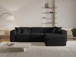 Ecksofa L-Form Rechts Arizona Schwarz