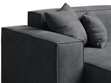Ecksofa L-Form Links Arizona Dunkelgrau