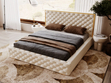 Polsterbett mit Bettkasten und Lattenrost 120x200 Wave Beige