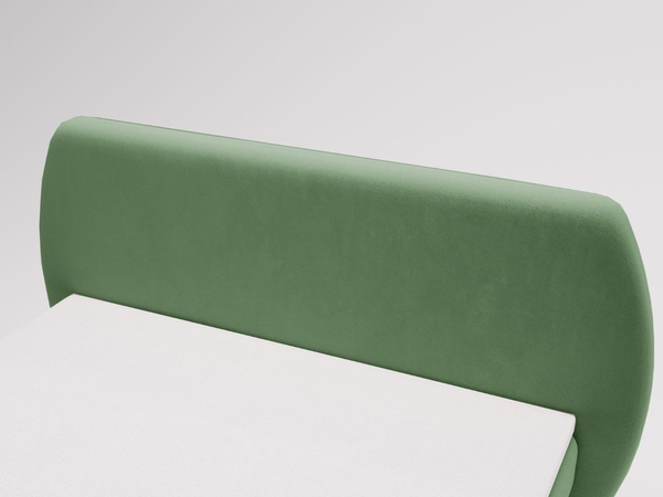 Boxspringbett mit Bettkasten 160x200 Bogota Grün