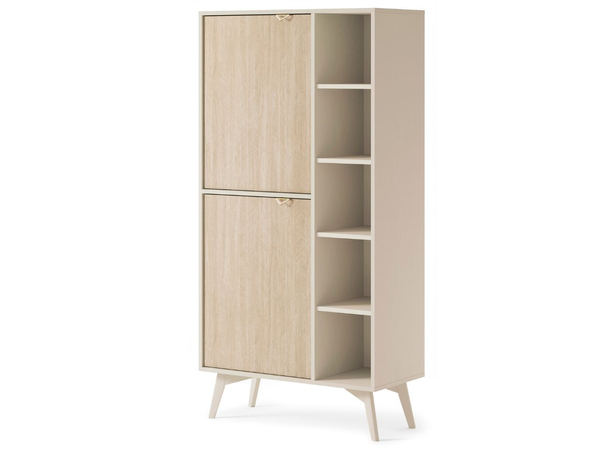Regal mit Türen Modena Beige