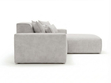 Ecksofa L-Form Rechts Moderne Ecksofa Leni Grau