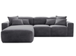 Ecksofa L-Form Links Moderne Ecksofa Leni Dunkelgrau