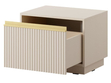 Nachttisch mit Schublade Roland Beige