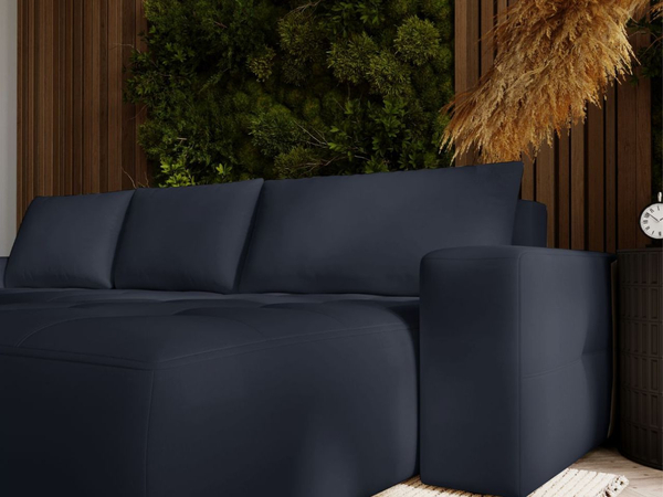 Ecksofa L-Form Rechts mit Schlaffunktion und Bettkasten Portland Anthrazit