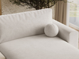 Ecksofa L-Form mit Schlaffunktion und Bettkasten Aurora Hellbeige