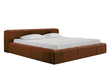 Polsterbett mit Bettkasten und Lattenrost 180x200 Lipari Braun