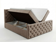 Boxspringbett mit Bettkasten 120x200 Montego Braun