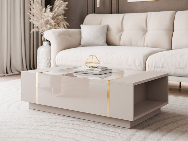 Wohnzimmer-Set im Glamour-Stil Lunelie Kaschmir