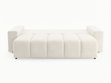 Schlafsofa mit Bettfunktion und Bettkasten Miro Creme