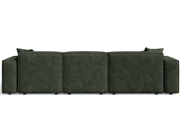 Ecksofa L-Form Links Arizona Grün