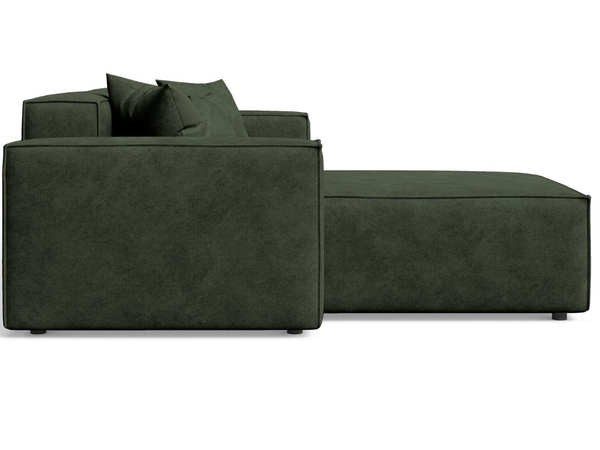Ecksofa L-Form Links Arizona Grün