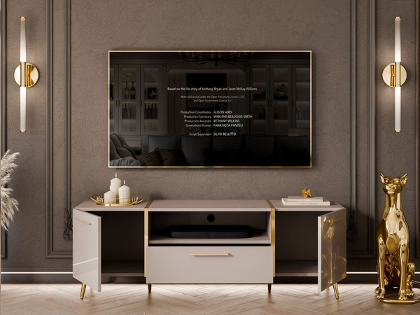 Wohnzimmer-Set im Glamour-Stil Lunelie Kaschmir