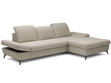 Ecksofa L-Form Rechts mit Schlaffunktion und Bettkasten Hannover Hellbraun