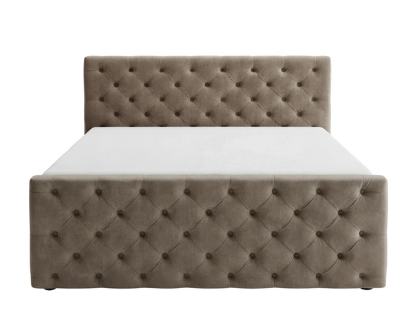 Boxspringbett mit Bettkasten 180x200 Montego Braun