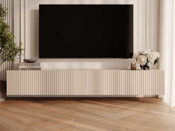 TV-Lowboard mit Türen 200 cm Kioto Cashmere