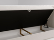 Boxspringbett mit Bettkasten 180x200 Osteno Creme
