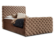 Boxspringbett mit Bettkasten 140x200 Cleo Lux Beige
