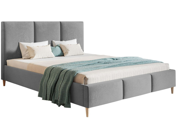 Polsterbett mit Lattenrost 160x200 Trio Grau