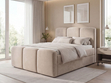 Boxspringbett mit Bettkasten 140x200 Campi Beige