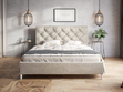 Polsterbett mit Lattenrost 120x200 Tril Beige