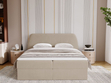 Boxspringbett mit Bettkasten 120x200 Bogota Beige