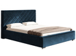 Polsterbett mit Bettkasten und Lattenrost 140x200 Tonale Dunkelblau